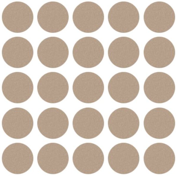 Abdeckkappen selbstklebend Beige 20 mm - 28 Stück