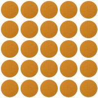 Abdeckkappen selbstklebend Currygelb 14 mm - 25 Stück