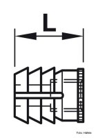 Einleimmuffe Polyamid M4/10,0x10,0 mm 1 Stück