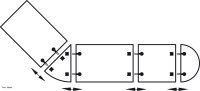 Tischplattenverbinder - Tischplatten trennbar