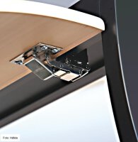Caravan Hochklappscharnier, CH 600, für Klappen bis 2,1 kg mit Dämpfung