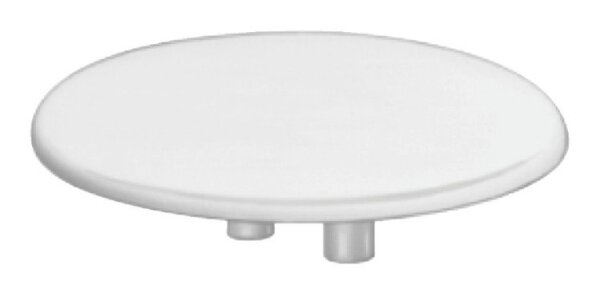 Abdeckkappen Exzentergehäuse 25 mm weiß 50 Stück