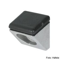 Glasbodenträger zum Anschrauben mit Auflage 100 Stück