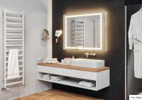 Badezimmerspiegel Häfele Aquasys mit Spiegelheizung und Soundsystem