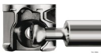 Exzentergehäuse Minifix Ø 15 für Holzdicke ab 12 mm vernickelt ohne Abdeckrand 1 Stück