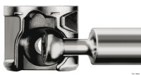 Exzentergehäuse Minifix Ø 15 für Holzdicke ab 16 mm ohne Abdeckrand vernickelt 4 Stück