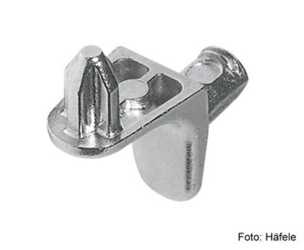 Bodenträger 5 mm mit Steckzapfen vernickelt 100 Stück