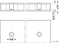 Spreizverbinder Häfele SC 8/25 100 Stück