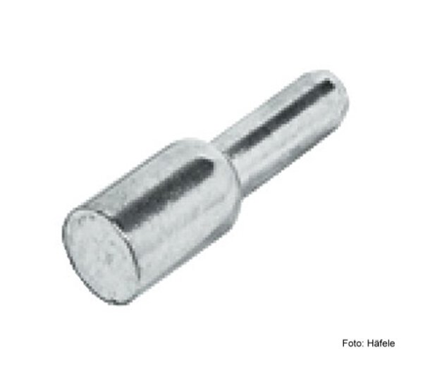 Bodenträger Stahl vernickelt 3 mm mit Ansatz 5 mm 500 Stück