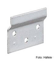 Trägerplatte für Schrankaufhänger Länge 60 mm 1 Stück