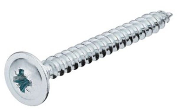 Möbel Rückwandschrauben Kreuzschlitz verzinkt 4,0 x 20 mm 1 Stück