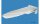 Bügelbrett Häfele Ironfix klappbar für Wandmontage - Bezug graue Streifen