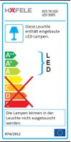 Unterbauleuchte, Häfele Loox LED 3005 24 V rund, selbstklebend, warmweiß 3200 K