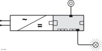 6-fach-Verteiler, Häfele Loox5 24 V Box-to-Box mit Schaltfunktion