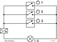 6-fach-Verteiler, Häfele Loox5 24 V mit Schaltfunktion 2-pol. (monochrom)