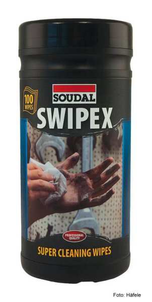 Soudal Swipex Universal-Reinigungstücher für Werkzeuge und Materialien