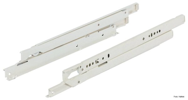 Rollenführung Vollauszug, Tragkraft bis 50 kg, aufliegende Montage Länge 650 mm