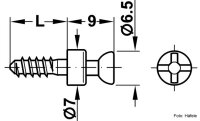 Verbindungsbolzen Rafix 20 verzinkt 3x11 mm 100 Stück