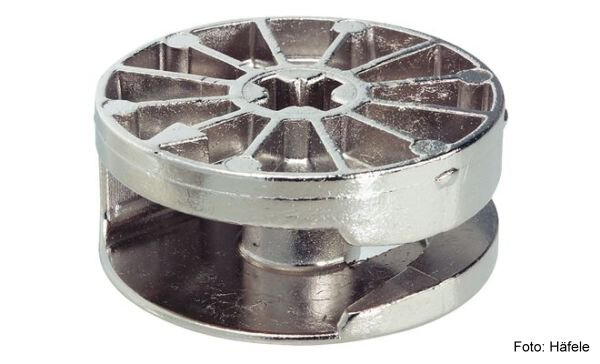Exzentergehäuse Häfele Maxifix 35/19 mm Kreuzschlitz PZ3 blank 1 Stück