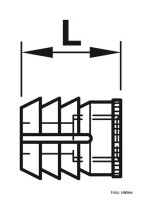 Einleimmuffe Polyamid M4/10,0x10,0 mm 100 Stück