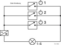 6-fach-Verteiler, Häfele Loox5 12 V mit 3 Schaltfunktionen 2-pol. (monochrom)