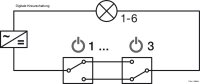 6-fach-Verteiler, Häfele Loox5 12 V mit 3 Schaltfunktionen 2-pol. (monochrom)