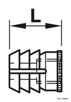 Einleimmuffe Polyamid M4/8,0x8,0 mm 8 Stück
