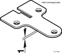 Klapptischscharnier für Zargentische