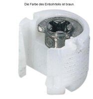 Einbohrteil mit Verriegelung für Tablarverbinder Tab...