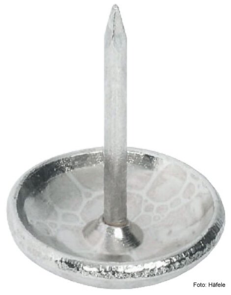 Möbelgleiter aus Stahl zum Einschlagen