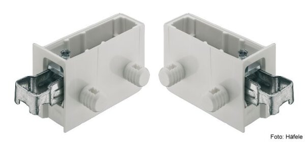 Schrankaufhänger Oberschrank zum Einpressen, Tragkraft 130 kg/Paar, 1 Paar