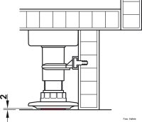 ABS-Einsatz für Sockelsystem Häfele AXILO® 78