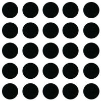 Abdeckkappen selbstklebend Signalschwarz 13 mm - 20...