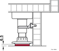 Schallentkopplung für Sockelsystem Häfele AXILO® 78