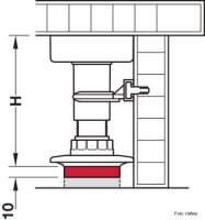 Distanzring für Sockelsystem Häfele AXILO® 78