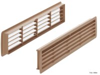 Lüftungsgitter Häfele Startec Kunststoff mit Rahmen 457 x 92 mm