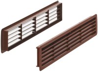 Lüftungsgitter Häfele Startec Kunststoff mit Rahmen 457 x 92 mm