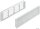 Lüftungsgitter Häfele Startec Kunststoff mit Rahmen 457 x 92 mm