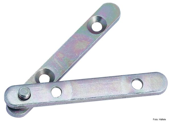 Zapfenband mit gleich langen Lappen Öffnungswinkel 180°