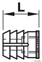 Einleimmuffe Polyamid M6/10,0x13,0 mm