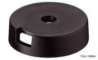Gleiter-Basiselement Kunststoff schwarz 30 mm