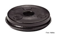 Gleiter-Basiselement Kunststoff schwarz 17 mm