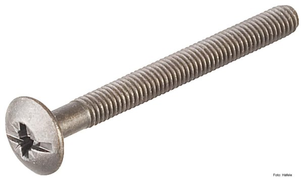 Ansatzschraube Stahl vernickelt M6x30 mm