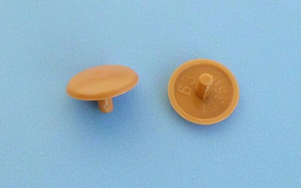 Abdeckkappen für Kopflochschrauben 3,0/12 mm Buche 1 Stück