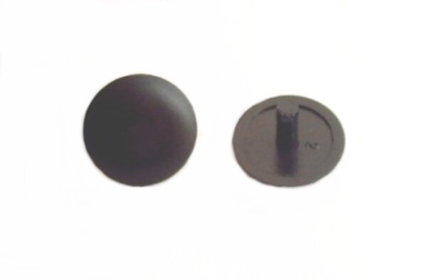 Abdeckkappen für Kopflochschrauben 3,0/12 mm Schwarz 1 Stück