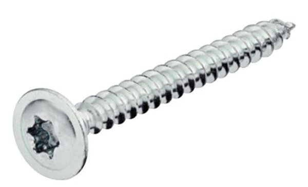 Möbel Rückwandschrauben Innenstern Vollgewinde verzinkt 3,0 x 25 mm 100 Stück