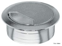 Kabeldurchlass 80 mm Kunststoff weißaluminium