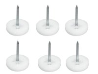 Möbelgleiter mit Stift Kunststoff Ø 30 mm...