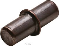 Bodenträger 5 mm mit Sicke brüniert 1 Stück