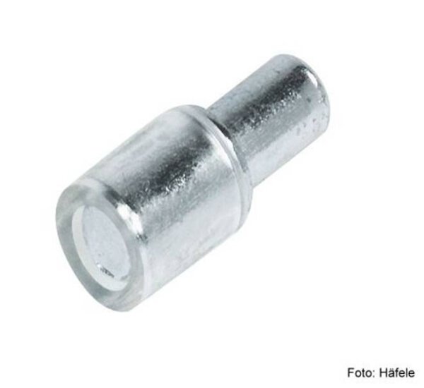 Glasbodenträger 5 mm mit Kunststoffkappe 8 Stück